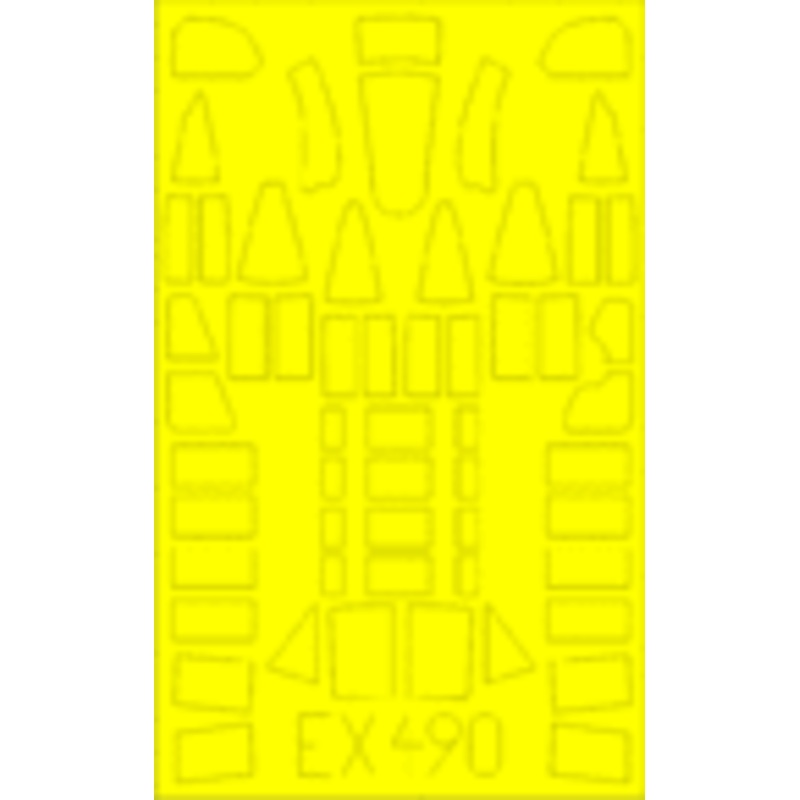 Eduard - 1/48 Defiant Mk.I  Masking sheet (for Airfix) EX490