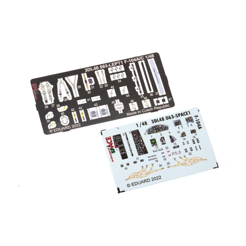 Eduard - 1/48 F-104A SPACE set (for Kinetic) 3DL48063