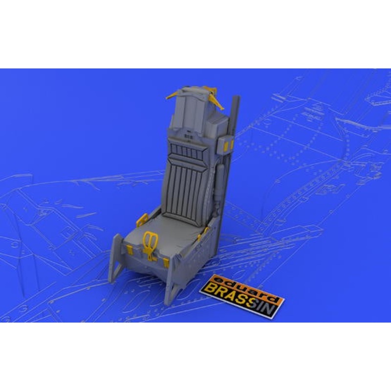 Eduard - 1/48 F-16 Seat  Brassin set (for Kinetic) 648013