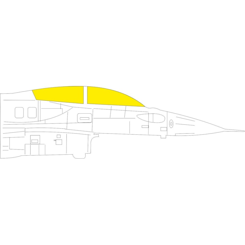Eduard - 1/48 F-16I SUFA Masking sheet (for Kinetic) EX761