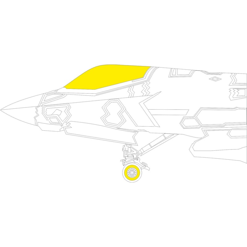 Eduard - 1/48 F-35A TFace Masking sheet (for Tamiya) EX922