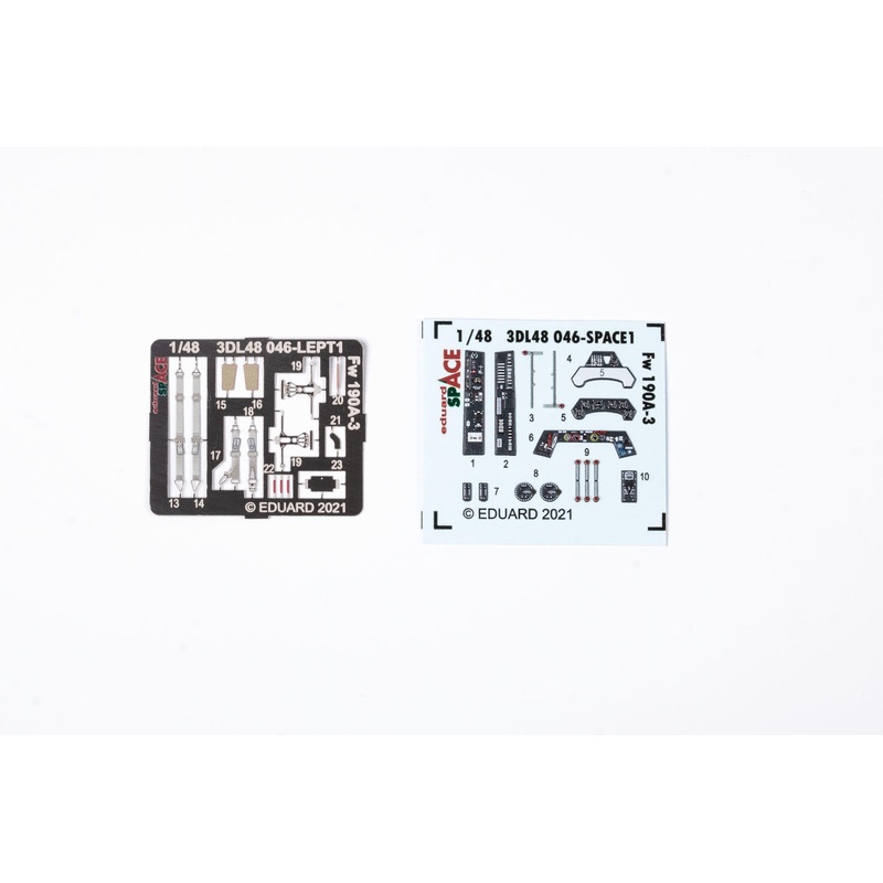 Eduard - 1/48 Fw 190A-3 SPACE set (for Eduard) 3DL48046