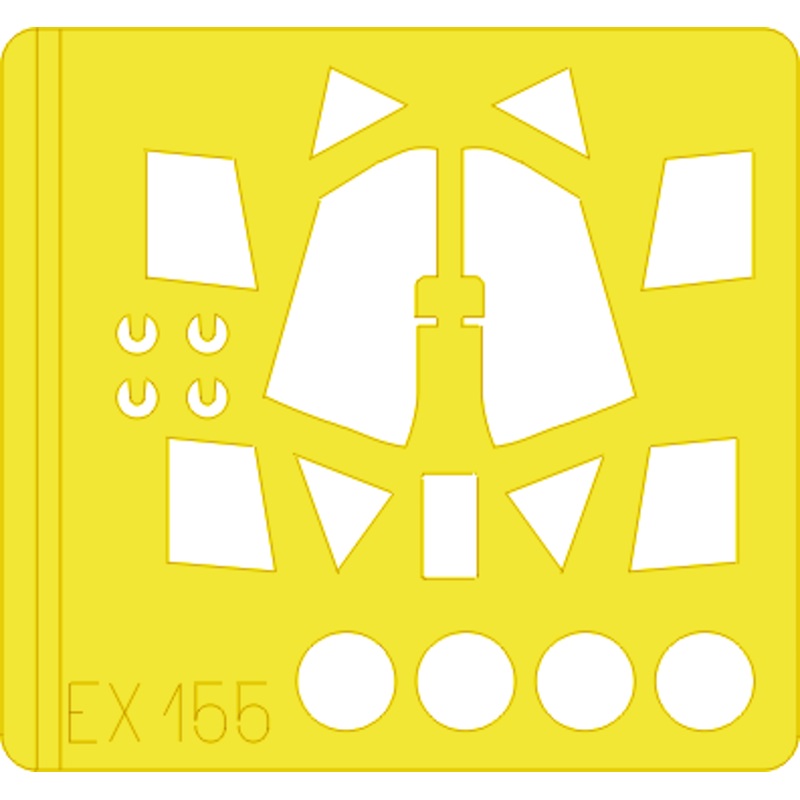 Eduard - 1/48 Fw 190A-8  Masking sheet (for Tamiya) EX155