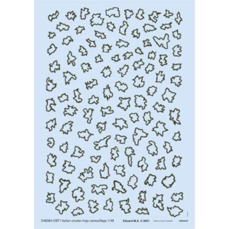 Eduard - 1/48 Italian Smoke Rings Camouflage Decal Sheet D48084