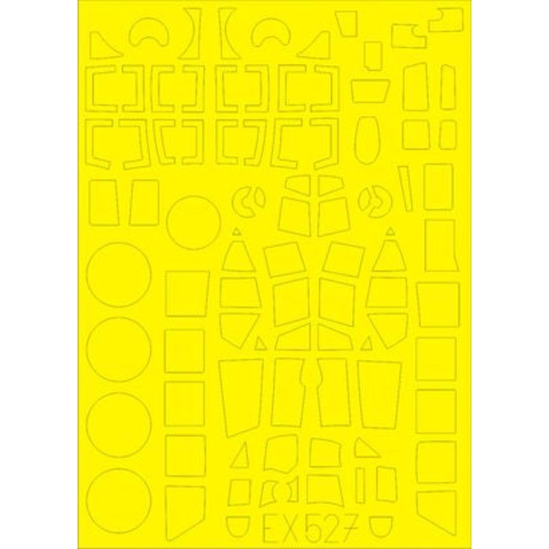 Eduard - 1/48 Ju 88A-4  Masking sheet (for ICM) EX527