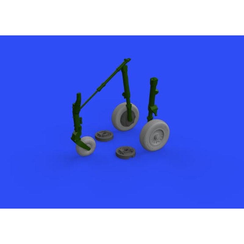 Eduard - 1/48 Mirage IIIC Wheels  Brassin set (for Eduard) 648541