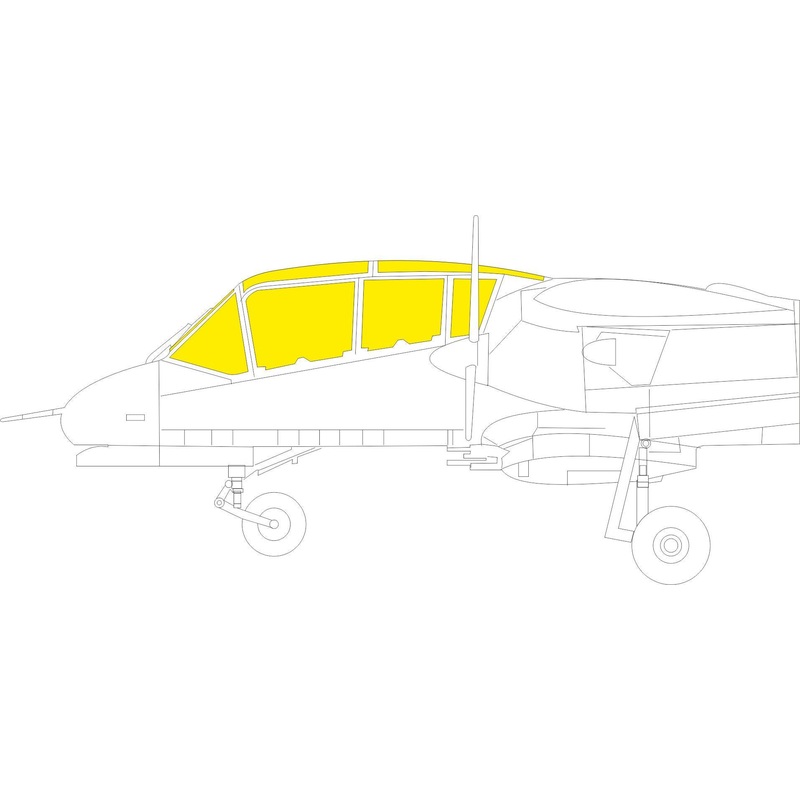 Eduard - 1/48 OV-10D+ TFace Masking sheet (for ICM) EX847