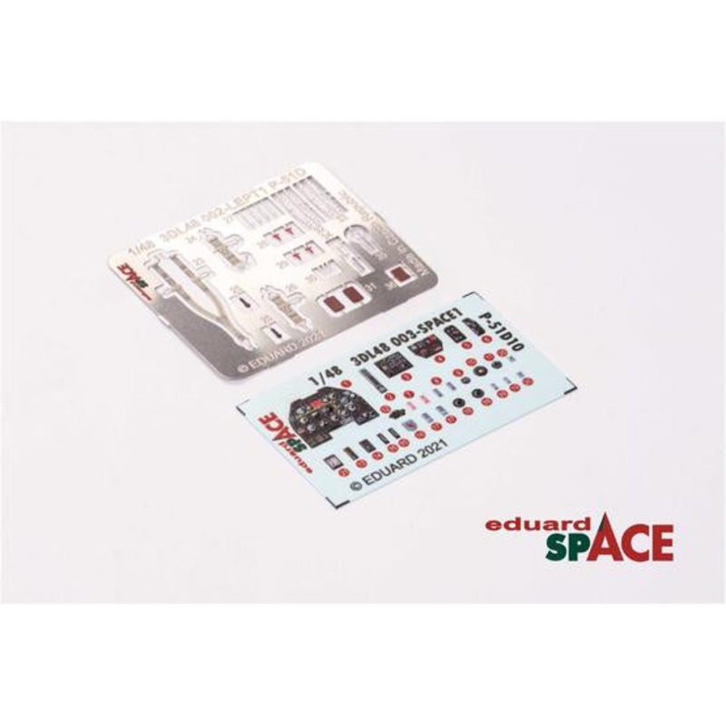 Eduard - 1/48 P-51D-10 SPACE set(for Eduard) 3DL48003