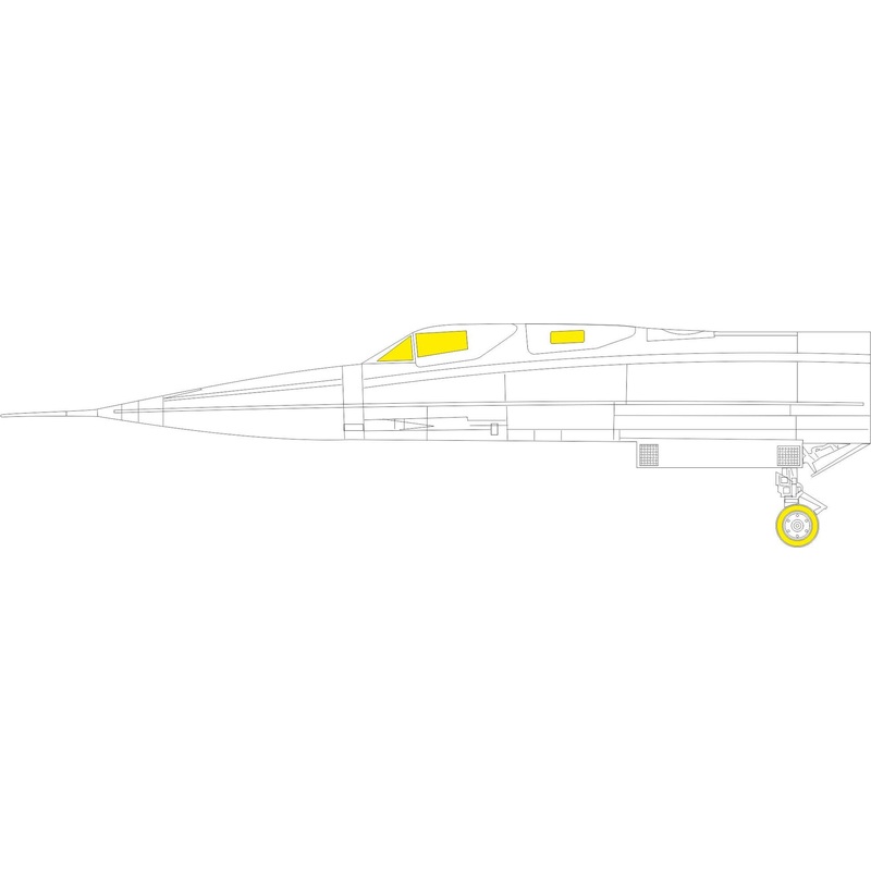 Eduard - 1/48 SR-71A Masking sheet (for Revell) EX836