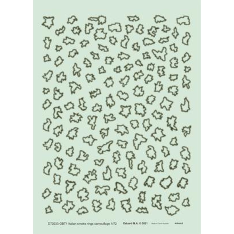 Eduard - 1/72 Italian Smoke Rings Camouflage Decal Sheet D72033