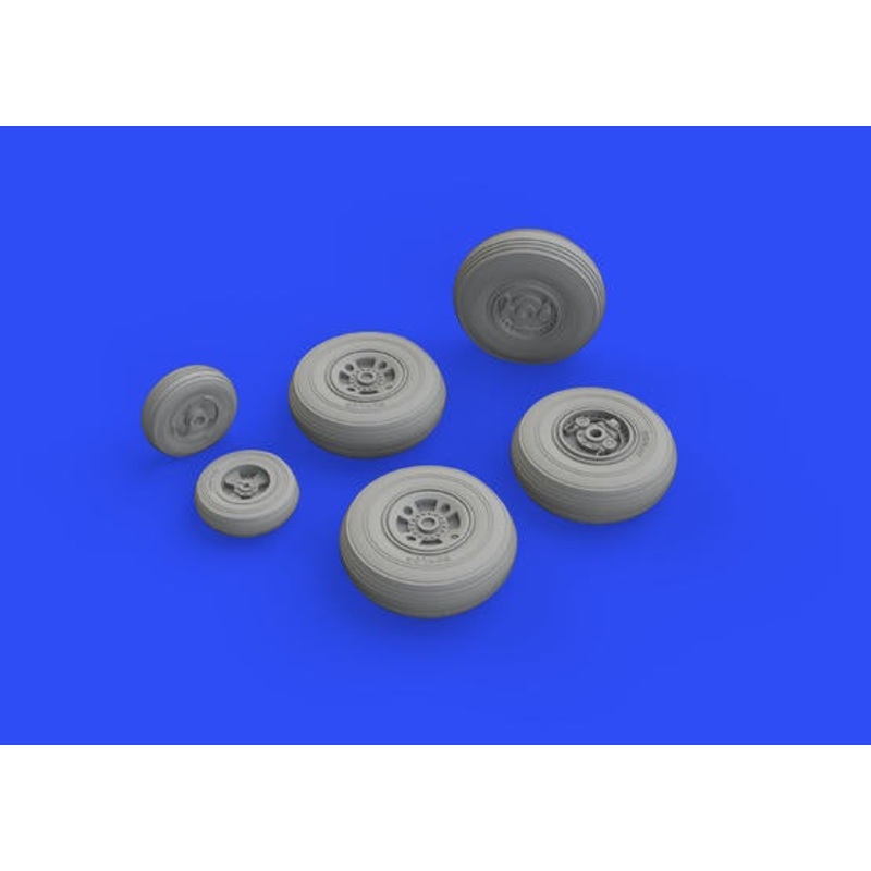 Eduard - 1/72 Shackleton MR.3 Wheels  Brassin set (for Revell) 672230