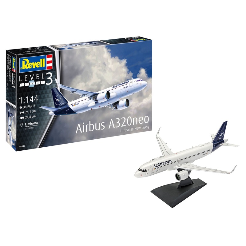 Revell - 1/144 Airbus A320neo "Lufthansa" New Livery