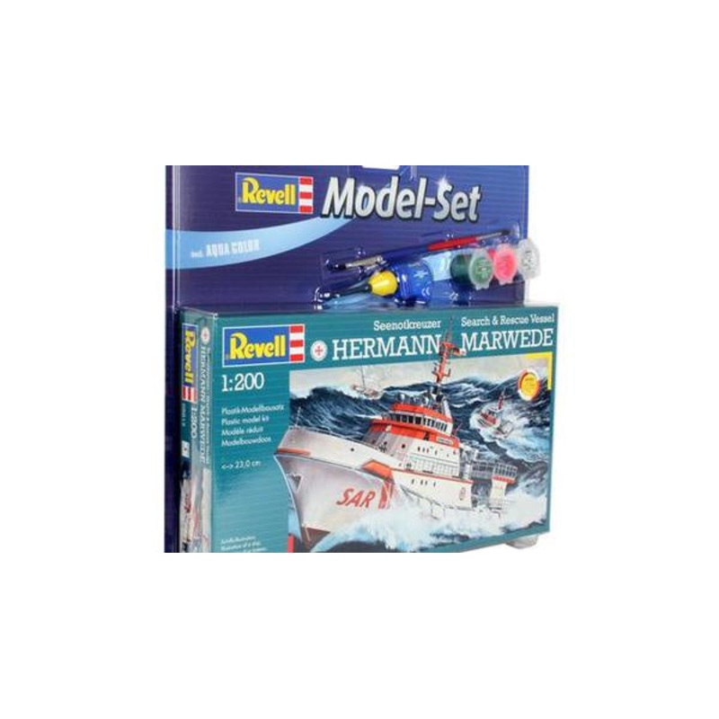 Revell - 1/200 Hermann Marwede (Model Set Incl. Paint)