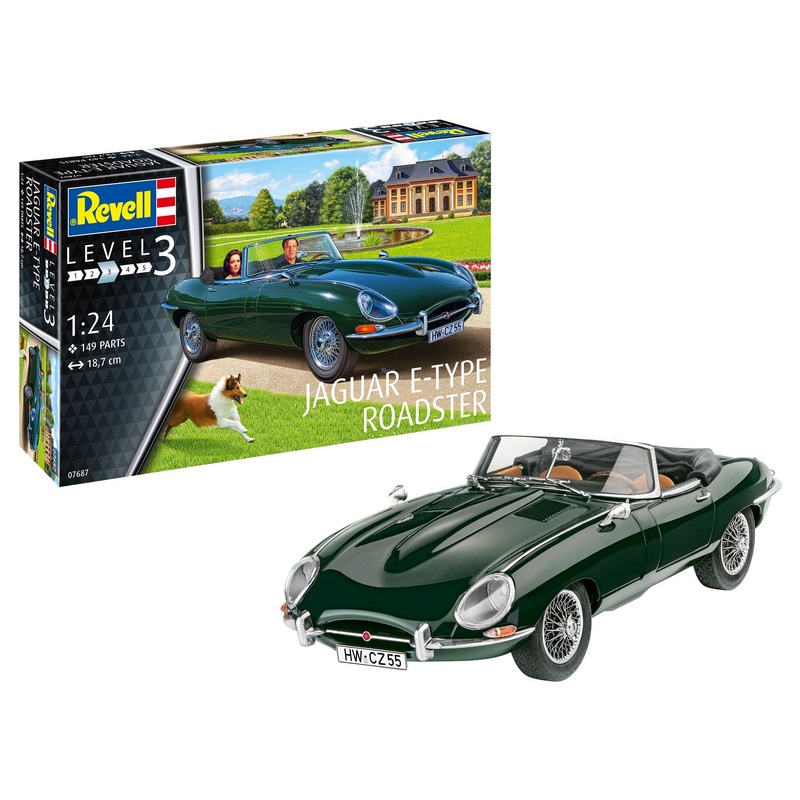 Revell - 1/24 Jaguar E-Type Roadster