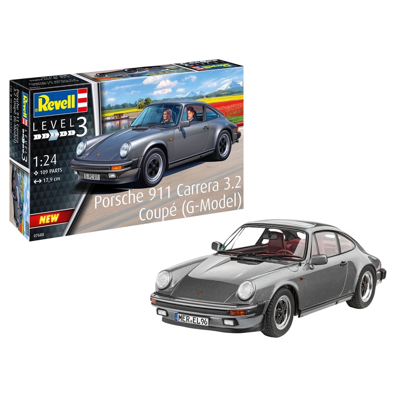 Revell - 1/24 Porsche 911 Carrera 3.2 Coup (G-Model)