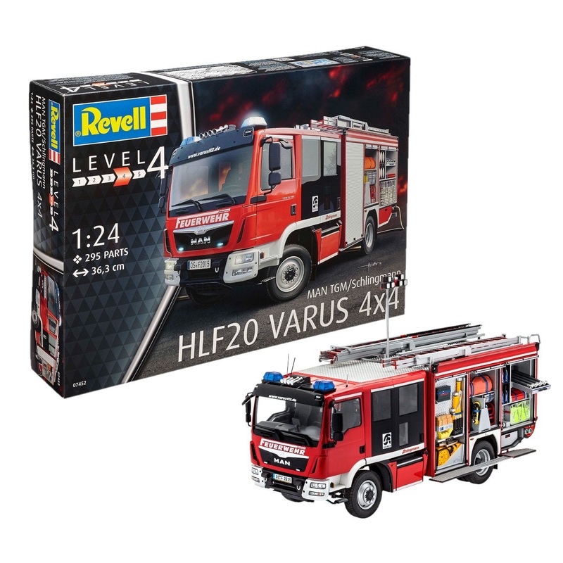 Revell - 1/24 Schlingman HLF 20 Varus 4x4 Fire Engine