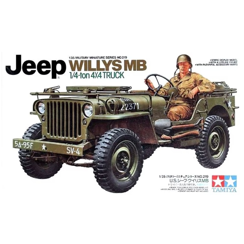 Tamiya - 1/35 U.S. Willys Jeep MB 1/4 Ton
