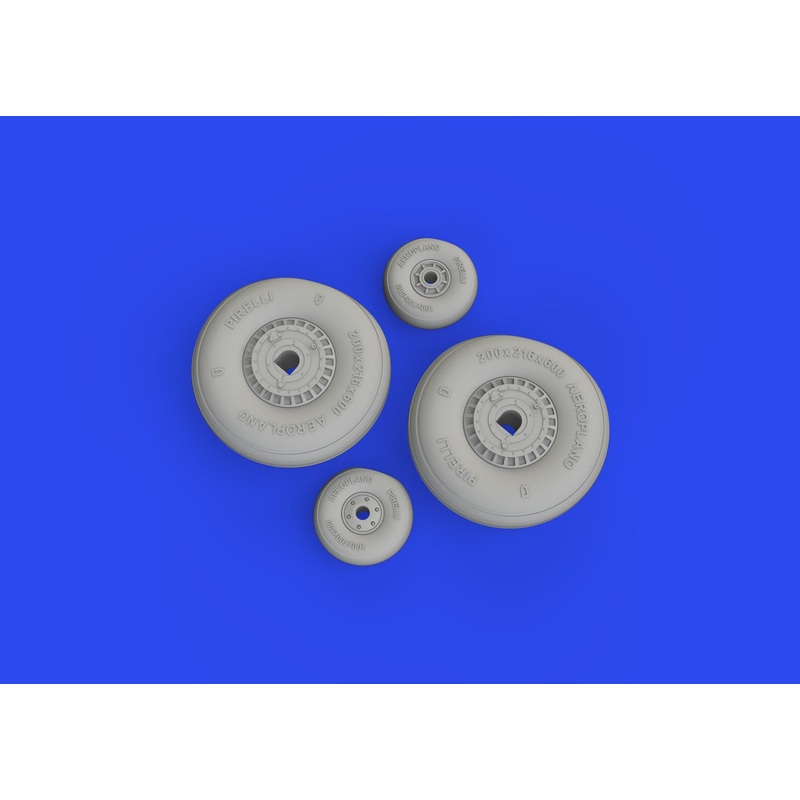 Eduard - 1/32 MC.202 Wheels Brassin set (for Italeri) 632198