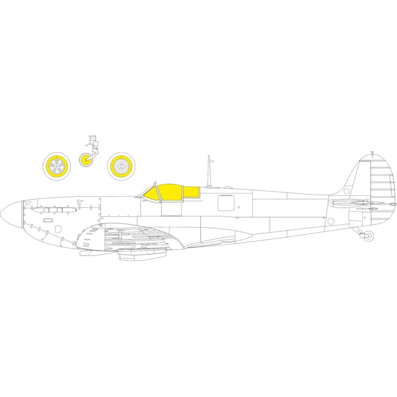 Eduard - 1/32 Spitfire Mk.I TFace Masking sheet (for KOTARE) JX310