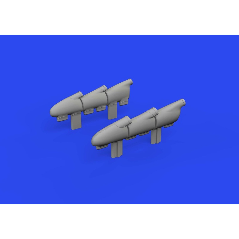 Eduard - 1/32 Spitfire Mk.Ia Exhaust Stacks Brassin PRINT (for KOTARE) 632196