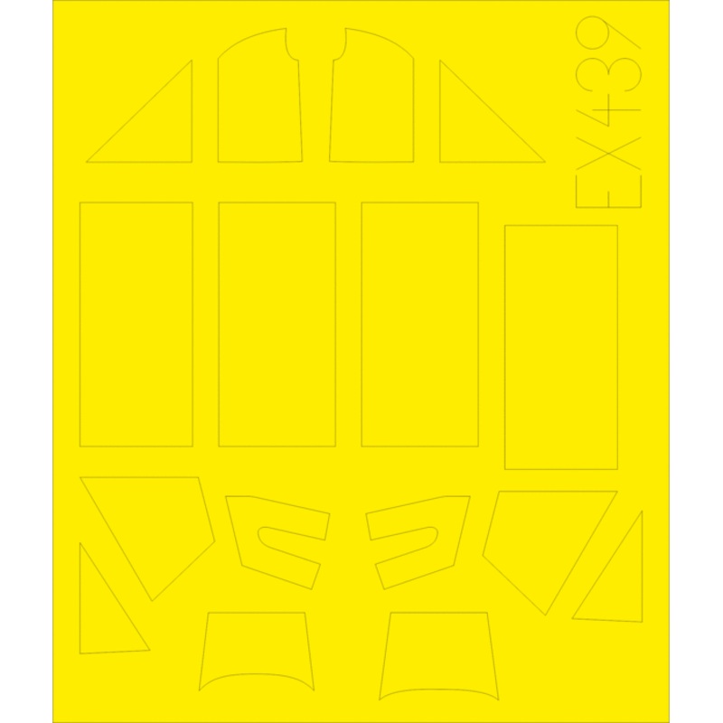 Eduard - 1/48 Bf 109E-1/E-3 Making sheet (for Eduard) EX439