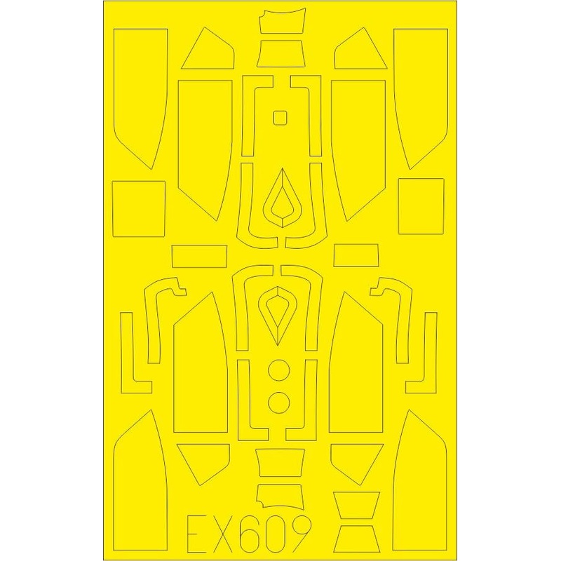 Eduard - 1/48 Bf 109G-10 TFace Masking sheet (for Eduard) EX609