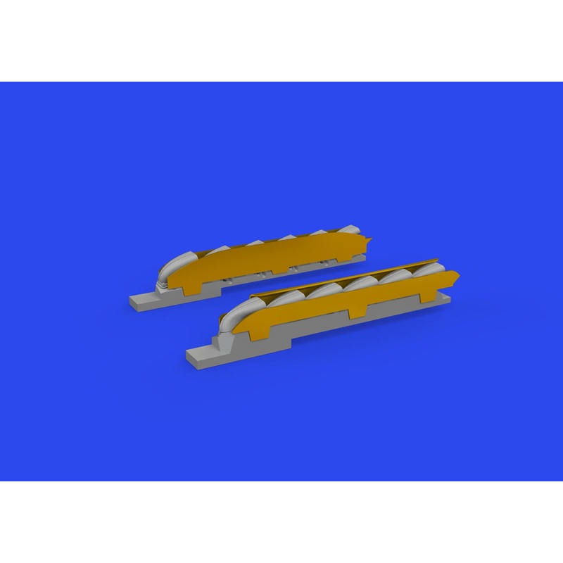 Eduard - 1/48 Bf 109K-4 Exhaust Stacks PRINT (for Eduard) 648913