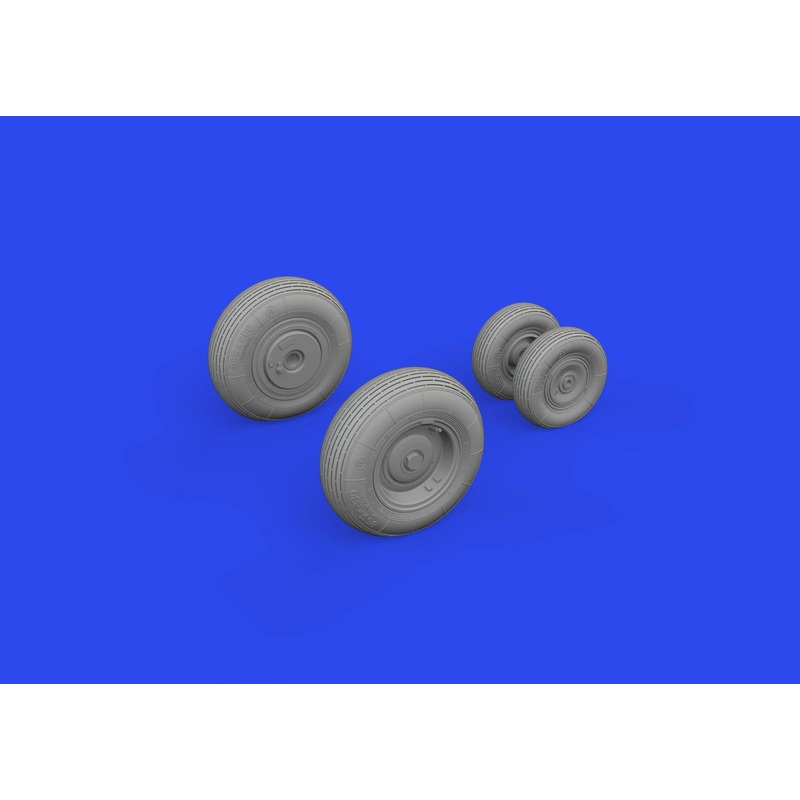Eduard - 1/48 Mi-8MT Wheels Brassin set (for Zvezda) 648864