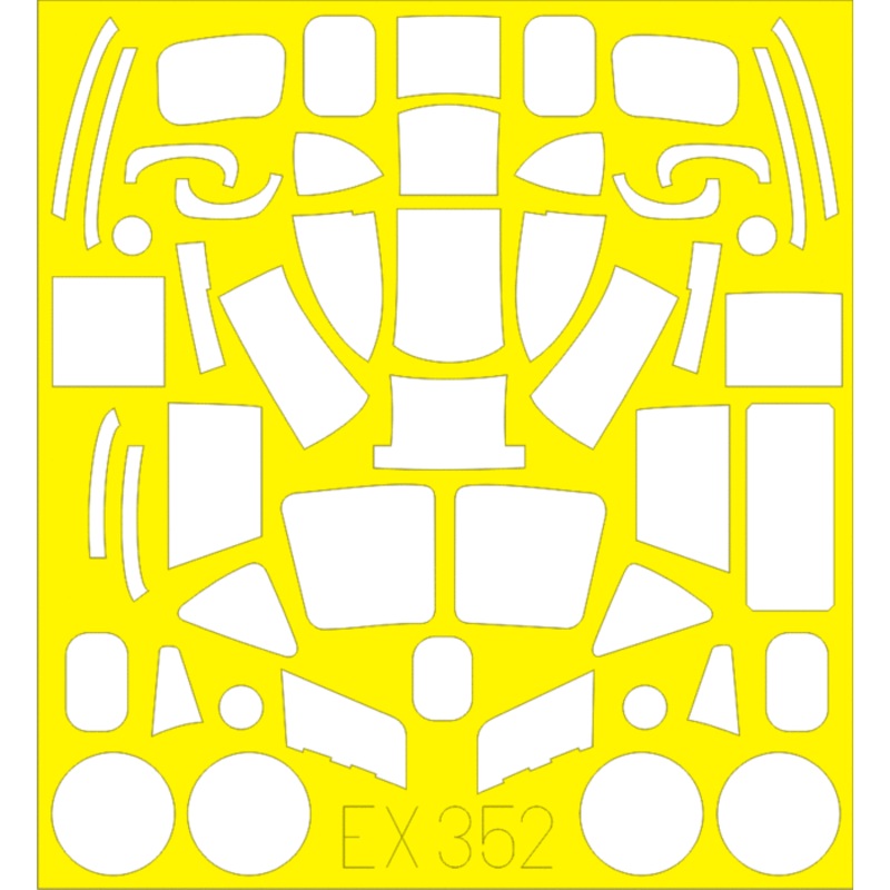 Eduard - 1/48 PV-1 Masking sheet (for Revell) EX352