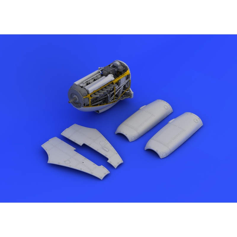 Eduard - 1/48 Spitfire Mk.IX Engine Brassin set (for Eduard) 648112