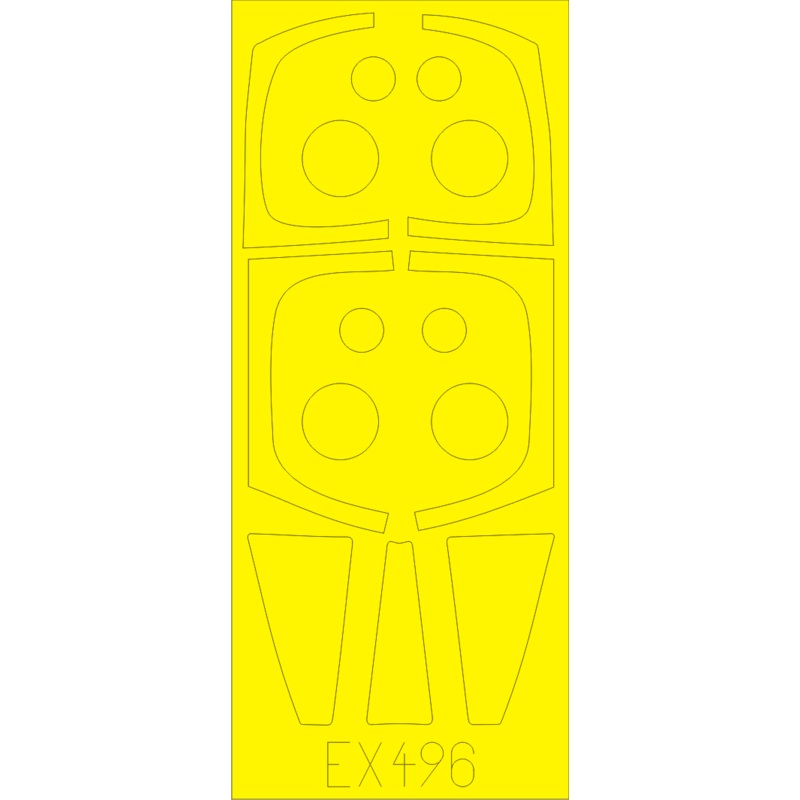Eduard - 1/48 Tornado GR.4 Masking sheet (for Revell) EX496