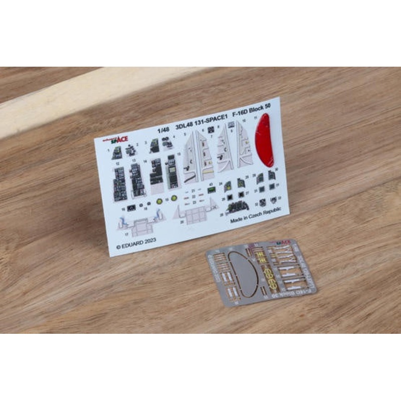 Eduard - 1/48 F-16D Block 50 SPACE set (for Kinetic) 3DL48131