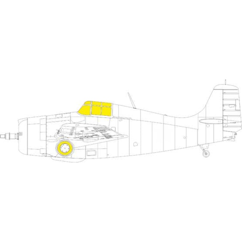 Eduard - 1/48 FM-2 TFace Masking sheet (for Eduard) EX965