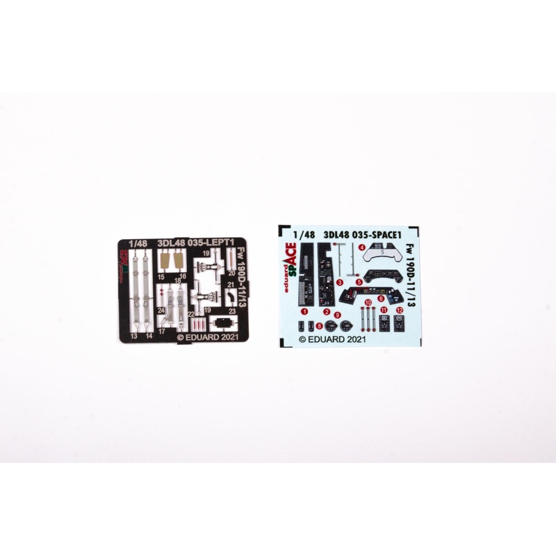 Eduard - 1/48 Fw 190D-11/13 SPACE set (for Eduard) 3DL48035