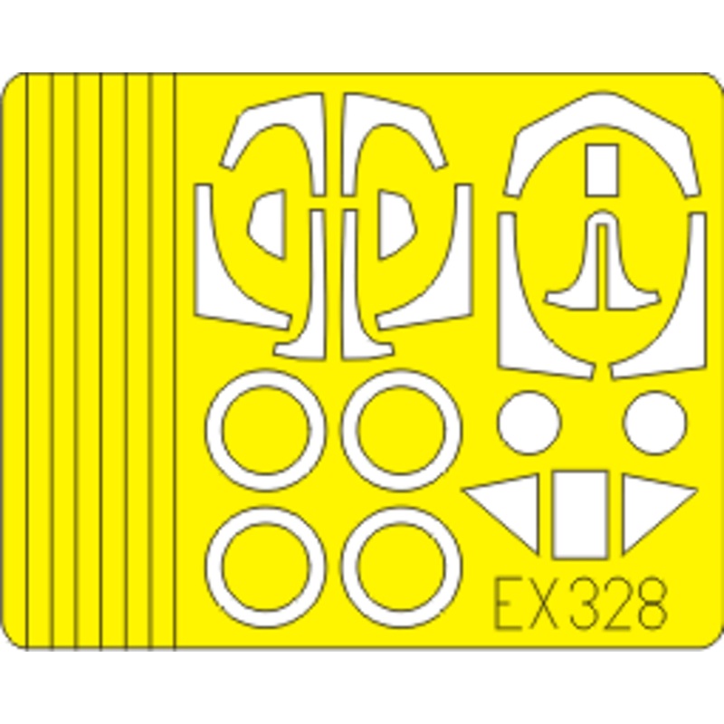 Eduard - 1/48 Fw 190D Weekend Masking sheet (for Eduard) EX328