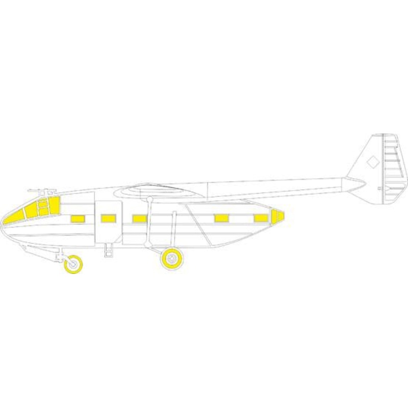 Eduard - 1/48 Go 242B TFace Masking sheet (for ICM) EX869