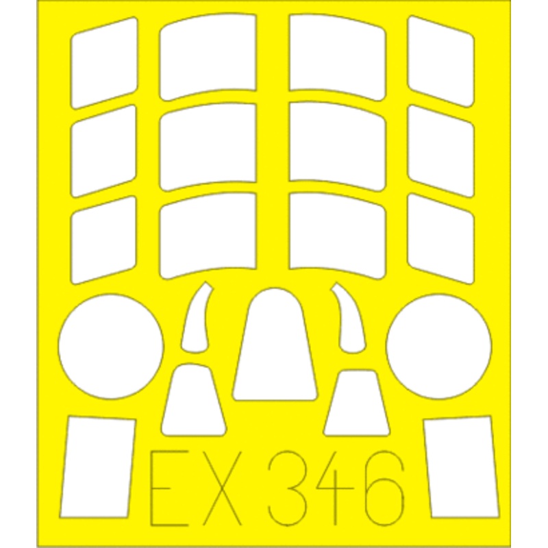 Eduard - 1/48 Hurricane Mk.I Masking sheet (for Italeri) EX346