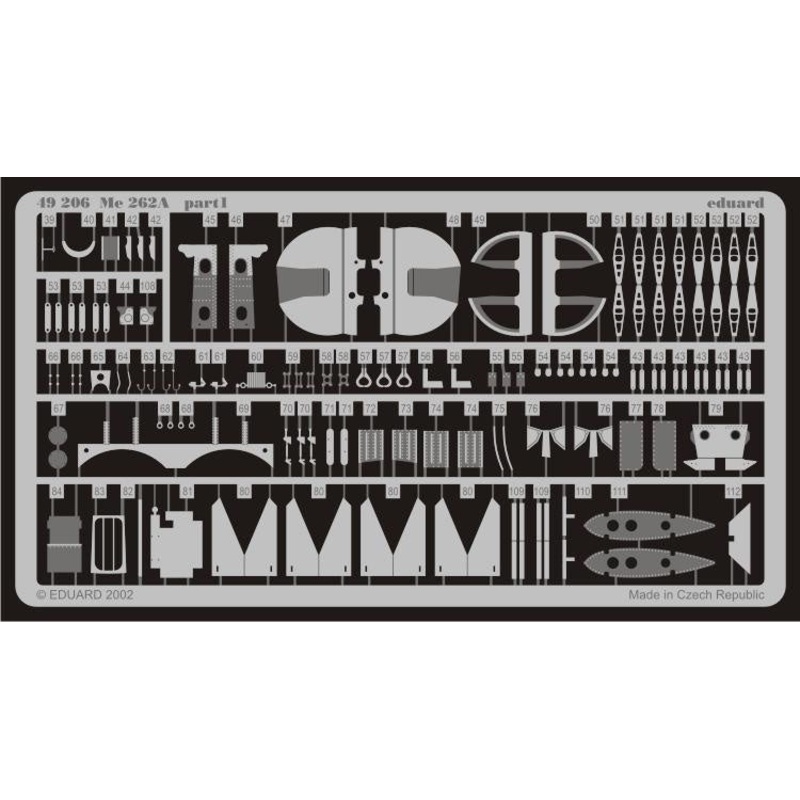 Eduard - 1/48 Me 262A Schwalbe (Photo-etched) (for Tamiya) 49206