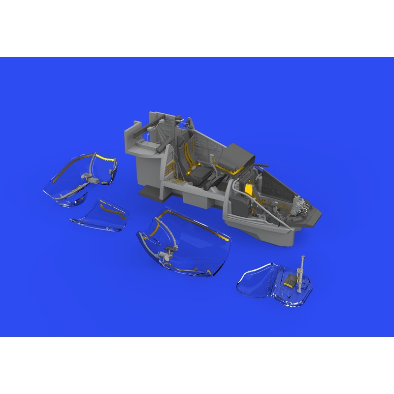 Eduard - 1/48 Mi-24D Cockpit Brassin set (for Zvezda) 648697