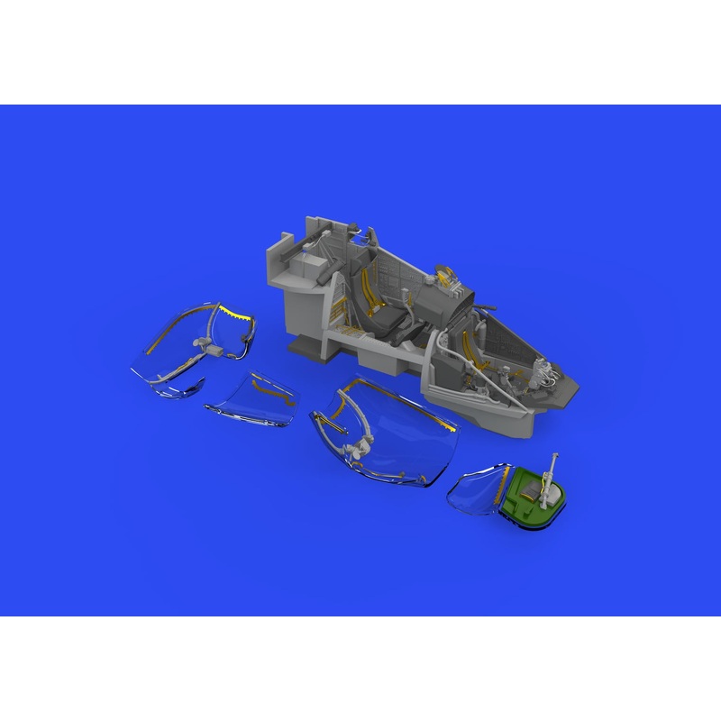 Eduard - 1/48 Mi-24V Cockpit Brassin set (for Zvezda) 648696