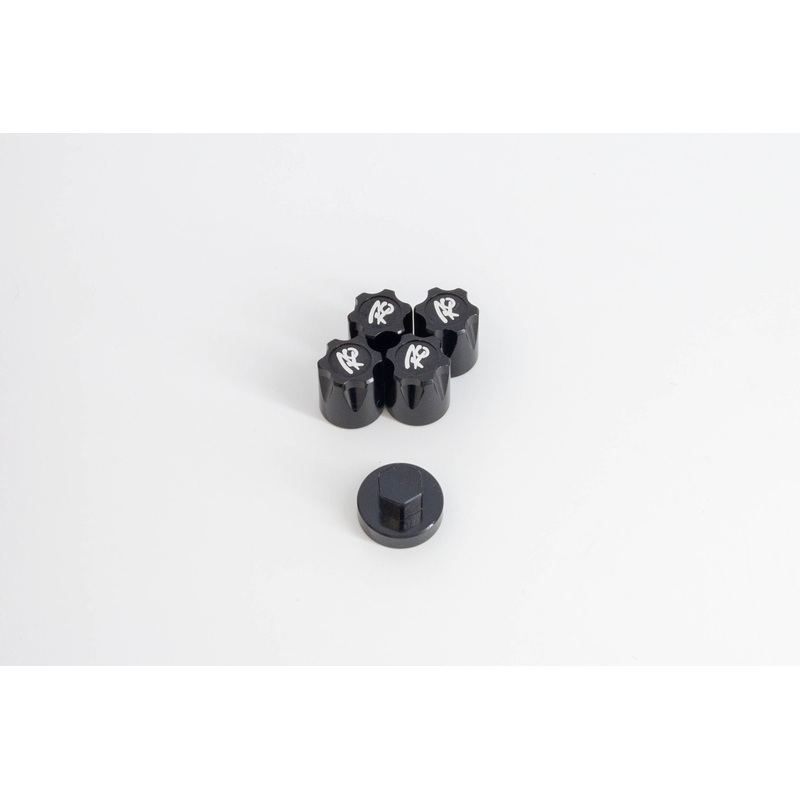 Details - Wheel Hub/Nut 4mm Black