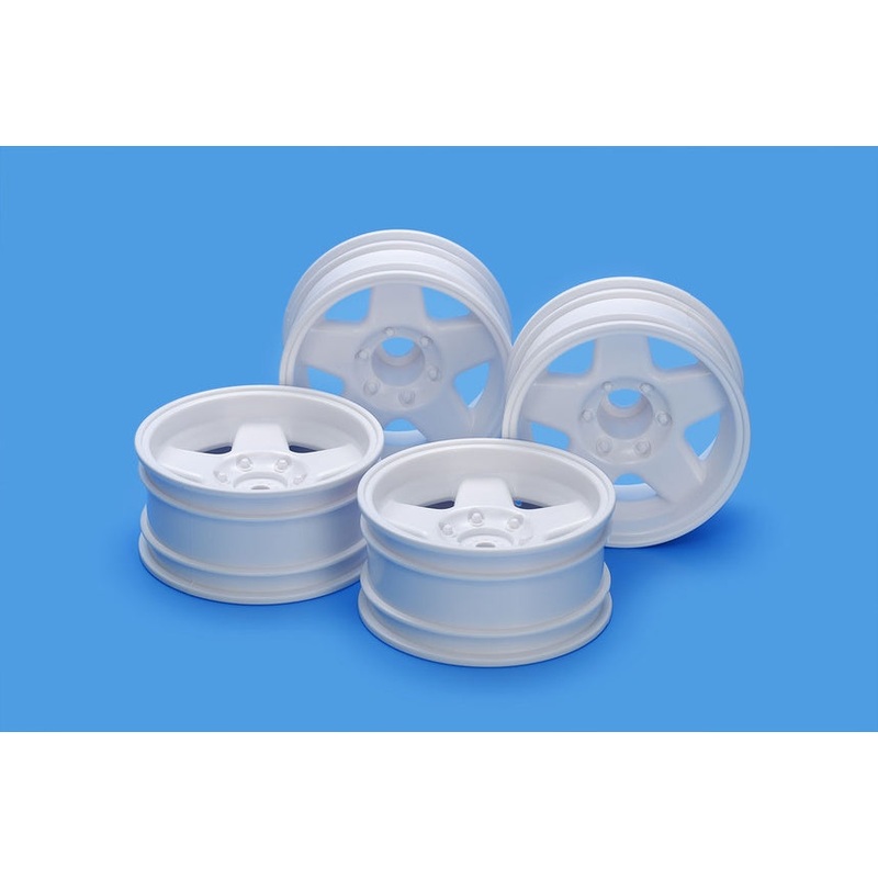 Tamiya - 22077 - Hornet 1-Piece Large Diameter Wheels (F&R)