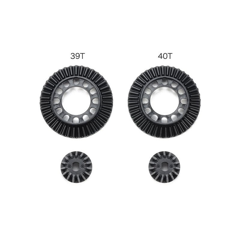 Tamiya - 51704 Ring Gear Set (39T/40T) for TT02 Direct Coupling
