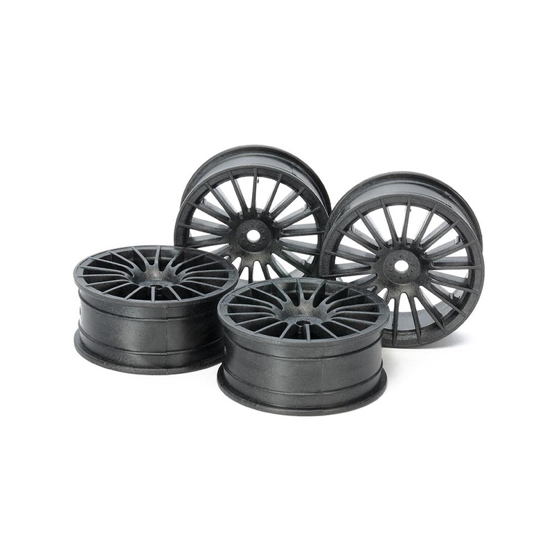 Tamiya - MN 18 Spoke Wheel 24mm off 0 Hard (4)