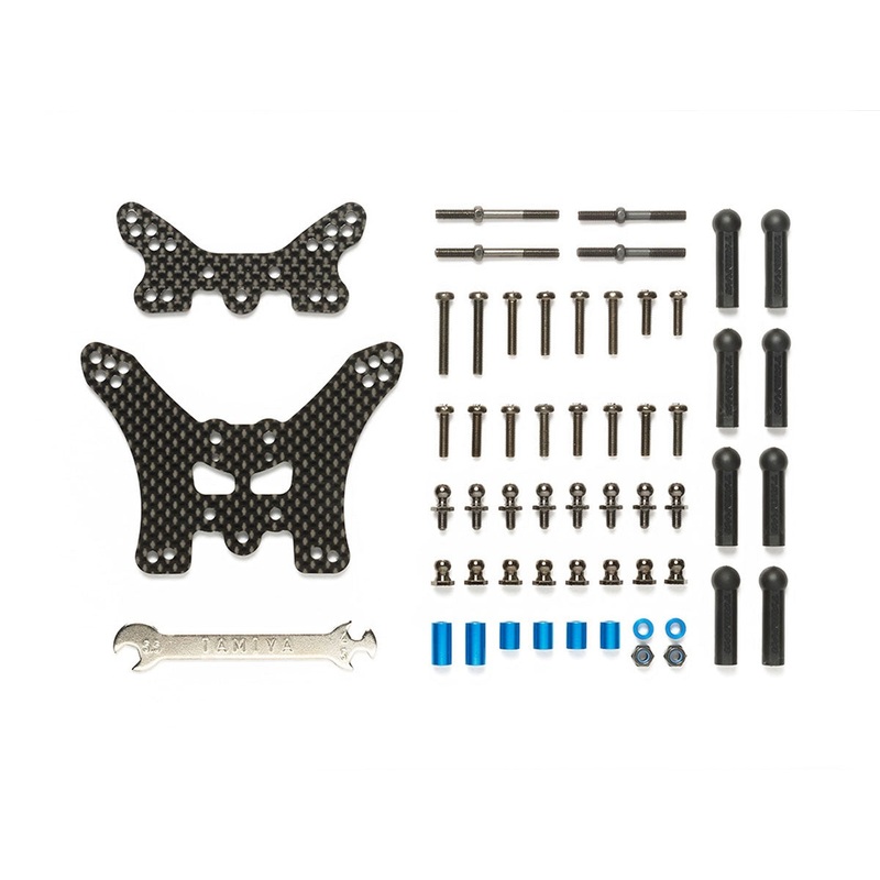 Tamiya - TT02B Carbon FR Damper Stays