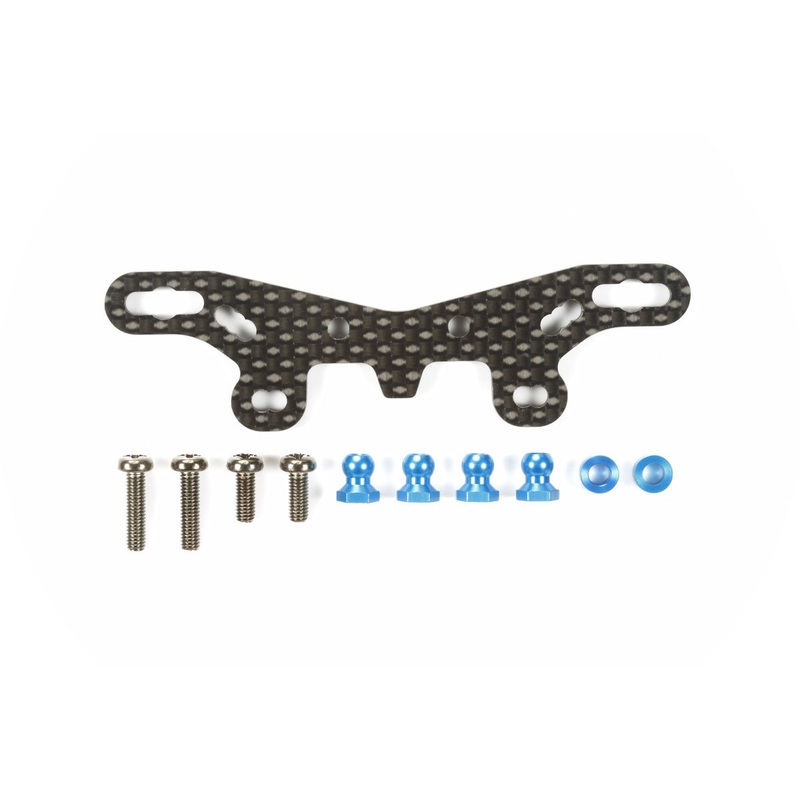 Tamiya - TT02S Carbon Damper Stay Front