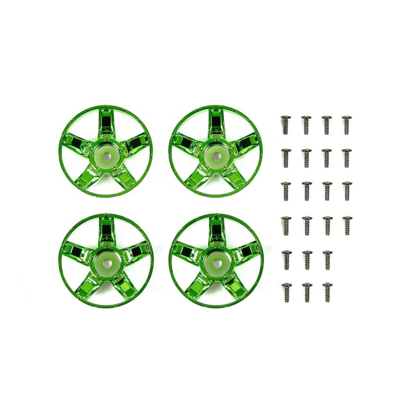 Tamiya - WR02CB S Parts Spokes (Green)