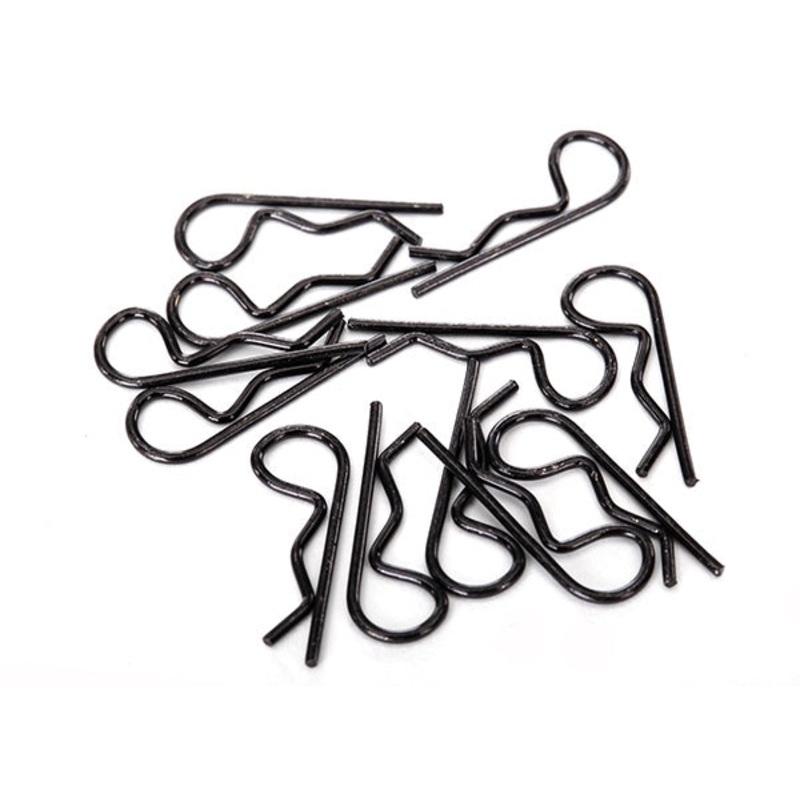 Traxxas - 1834A - Body Clips (Black) 12 (Most Cars)