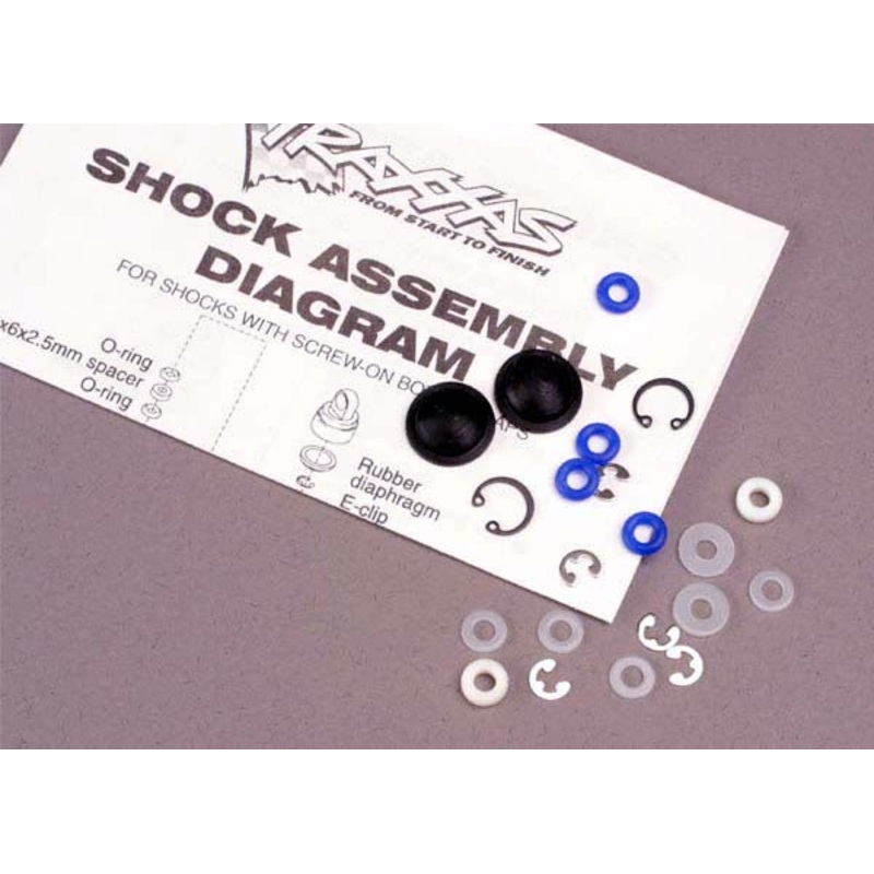 Traxxas - 2362 - Shock Rebuilt Kit (For 2 Shocks) (Most Cars)