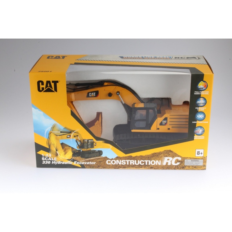 CAT/DM  - R/C 1/24  336 Excavator w/ Battery & USB Charger